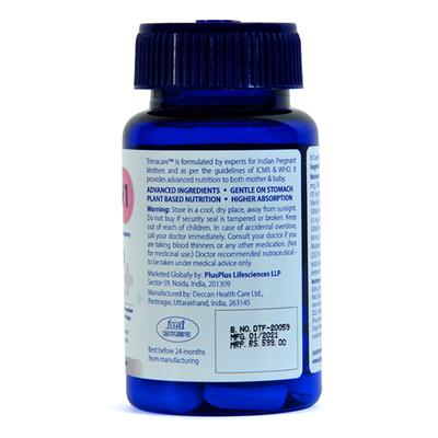 Plus Plus Lifesciences Trimacare 1 Veg Tablet 30's - Nutritional Supplements