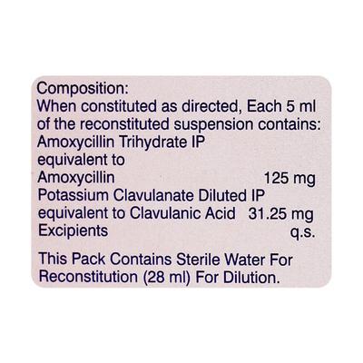MOXCLAV 156.25mg Syrup 30ml (N) - Bacterial Infections-Pen