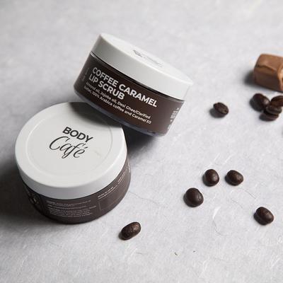 Body Cafe Coffee Caramel Lip Scrub 50 gm - Lip Scrubs