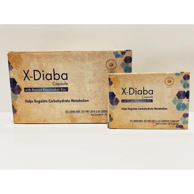 Surya Herbal X-Diaba Capsule (Pack of 2 x 10's) - Diabetes (Fitness)