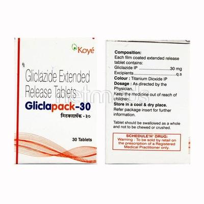 Gliclapack 30mg Tablet 30'S - Diabetes-Ant