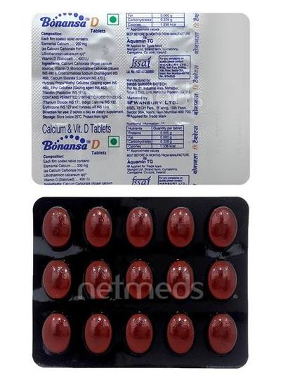 Bonansa D Tablet 15'S - Supplements-Cal