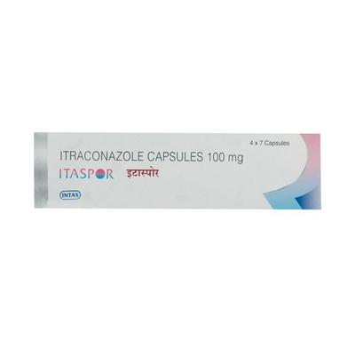 Itaspor 100mg Capsule 7'S - Fungal Infections-Anf