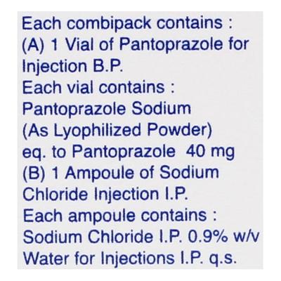 PANSPED IV 40mg Injection 1's - Ulcer/Reflux/Flatulence-Aaa