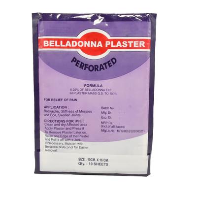 Wilson Belladonna Plaster Perforated 10's - Bandages