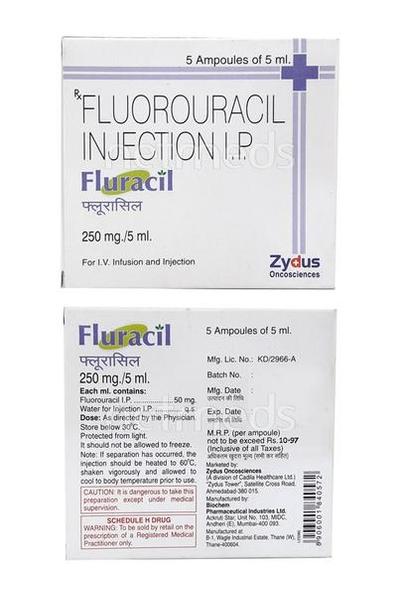 Fluracil 250mg Injection 5X5ml - Cancer Oncology-Cyt