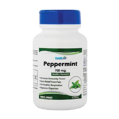 Healthvit Peppermint 30 mg Capsule 60's - Digestive Health