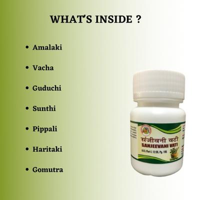 HASS Sanjeevani Vati Tablet (Pack of 2 x 80) 1's - Speciality Medicines