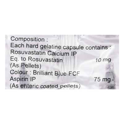 ROSLOY ASP 10/75 Capsule 15's - High Cholesterol-Dys