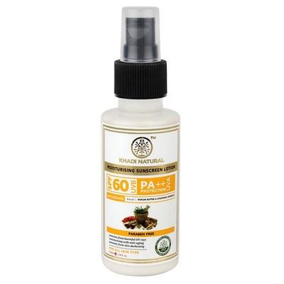 Khadi Natural Moisturising Sunscreen Lotion - SPF 60 200 ml - Face Sunscreen