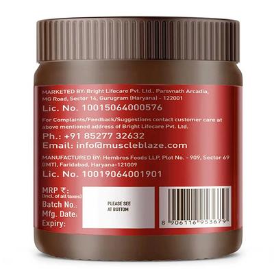 MuscleBlaze Chocolate Peanut Butter - Creamy 340 gm - General Health