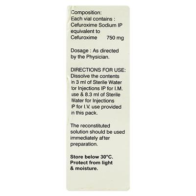 Forcef 750mg Injection 1's - Bacterial Infections-Cep