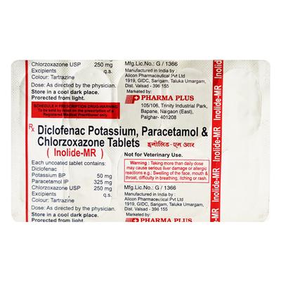 INOLIDE MR Tablet 10's - Muscle Spasm-Mus