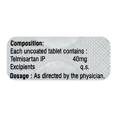 TELX 40 Tablet 15's - Hypertension-Ang