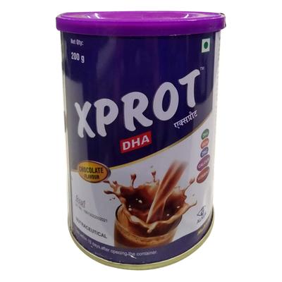 XPROT DHA Chocolate Flavour Powder 200gm - Supplements-Sup