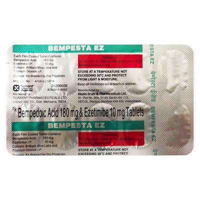 BEMPESTA EZ Tablet 10's - High Cholesterol-Dys
