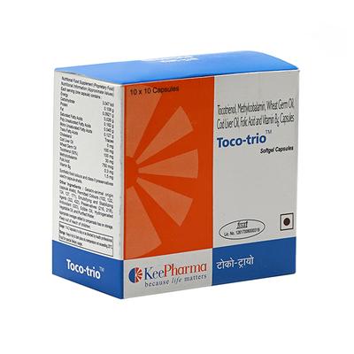 Kee Pharma Toco-trio Softgel Capsule (Pack of 10 X 10's) - General Health