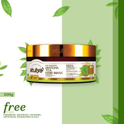 Atulya Matcha Tea Hair Mask 200 gm - Hair Masks & Packs