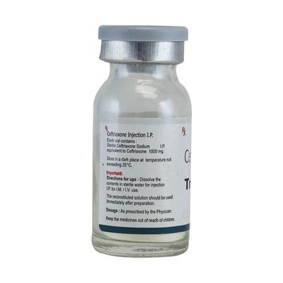TROXONE 1000 Injection 1's - Bacterial Infections-Cep
