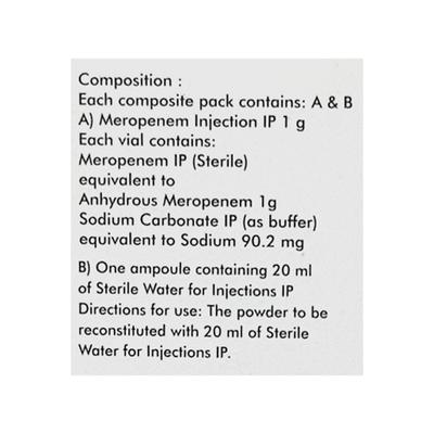 Micropenam 1gm Injection 1's - Bacterial Infections-OBL