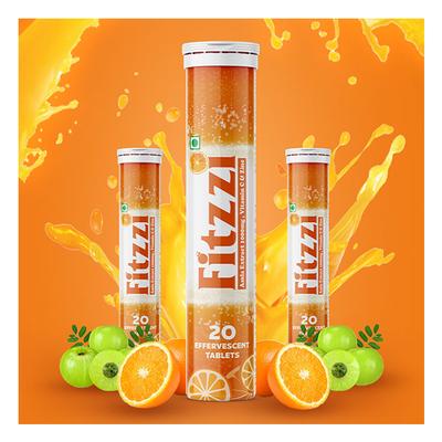 Fitzzi Amla Extract Vitamin-C & Zinc Effervescent Tablet 20's - Vitamin C
