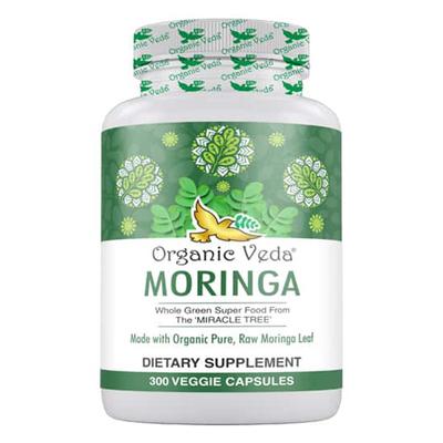 Organic Veda Moringa Veg Capsule 300's - Pure Herbs