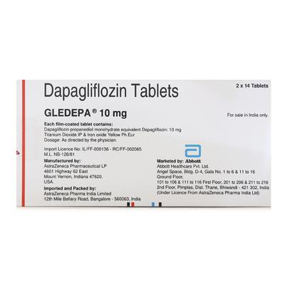 Gledepa 10mg Tablet 14'S - Diabetes-Ant