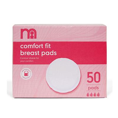 Mothercare Comfort Fit Disposable Breast Pads (Pack of 50) - Breast Pads & Shields
