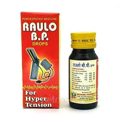 Biohome Raulo B.P. Drops 30 ml - Homeopathic Drops