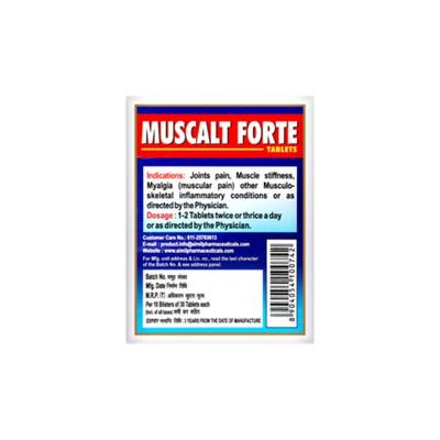 Aimil Muscalt Forte Tablet (Pack of 4 x 30's) - Speciality Medicines