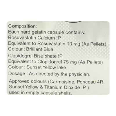 ROSUBEST CV 10 Capsule 10's - Blood Clot-Ant