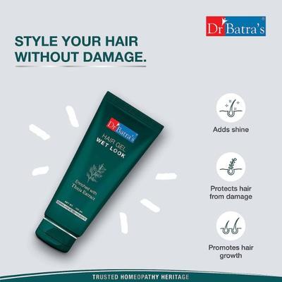 Dr Batra's Instant Glow Face Wash 200 gm + Wet Look Hair Gel 100 gm + Deodorant 100 gm - Personal Care (Ayush)