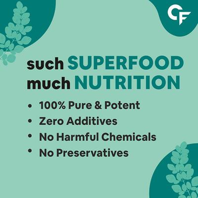 CF Moringa Leaf Powder 200 gm - Herbal Dietary Supplement
