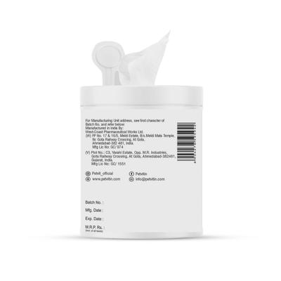 Petvit Itch Wipes - For All Breeds Dogs & Cats 50's - Pet accessories