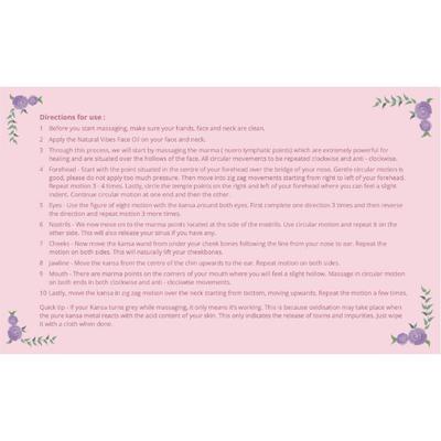 Natural Vibes Kansa Face Massage Wand + Free Gold Ayurvedic Beauty Oil - Perfumes (Edt/Edp)