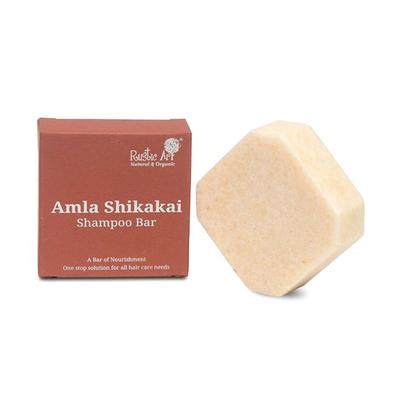 Rustic Art Organic Amala Shikakai Shampoo Bar 75 gm - Shampoos