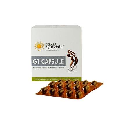 Kerala Ayurveda GT Capsules (Pack of 10 x 10's) - Speciality Medicines