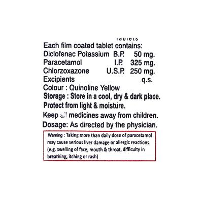 NACTOSS MR Tablet 10's - Muscle Spasm-Mus