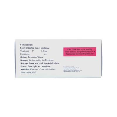 Volicure 0.3mg Tablet 10'S - Diabetes-Ant