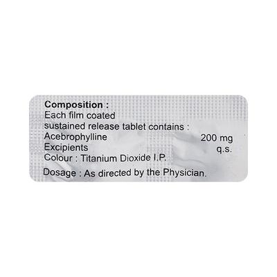 AB DAY SR 200mg Tablet 10's - Asthma/COPD-Ast