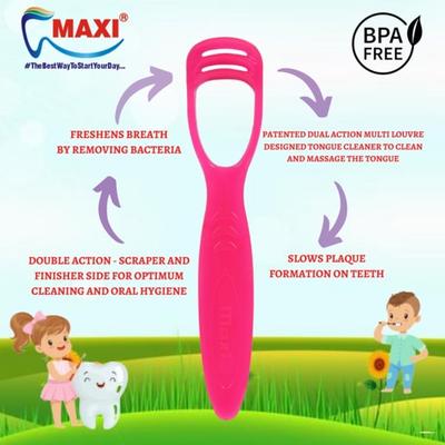 MAXI 1 Number Tongue Cleaner 6's - Floss & Tongue Cleaners