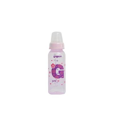 Pigeon Peristaltic Clear Nursing Bottle Rpp for Girl - Pink 240 ml - Feeding & Nursing