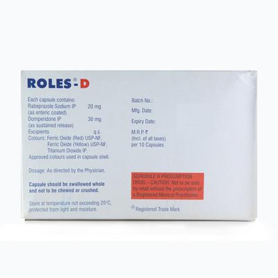 Roles D Capsule 10'S - Ulcer/Reflux/Flatulence-Aaa