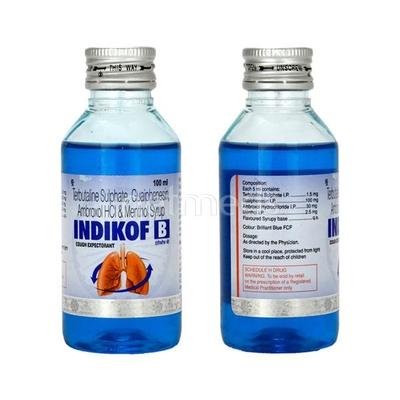 Indikof B Syrup 100ml - Cough And Cold-Cou