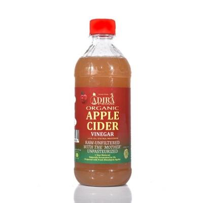 Zoe Apple Cider Vinegar Unfiltered Unpasteurized with Mother From Original Apple Juice 500 ml - Apple Cider Vinegars