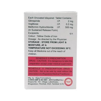 Volicure Trio 2 Tablet 10'S - Diabetes-Ant