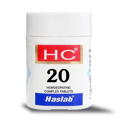 Haslab HC 20 (Homeopathic Complex) Tablet 20 gm - Homeopathic Complex Tablet