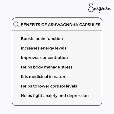 Dr. Odin Sangsara Ashwagandha Capsule 60's - Ashwagandha