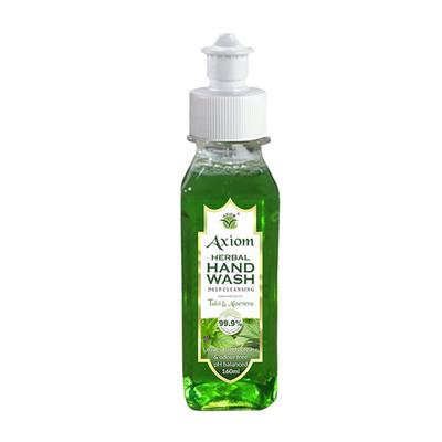 Axiom Herbal Hand Wash - Tulsi & Aloevera 160 ml - Hand Wash & Soaps