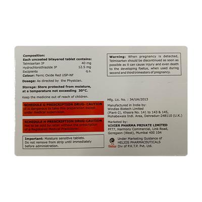 TELISMART H Tablet 15's - Hypertension-Ang